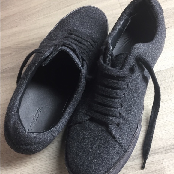 Vince Noble Wool Sneakers, Sz 10M, Graphite - Picture 4 of 6